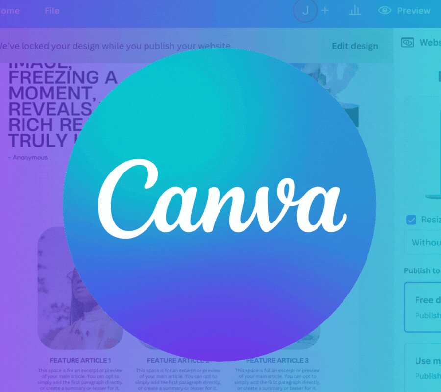 heron press - canva